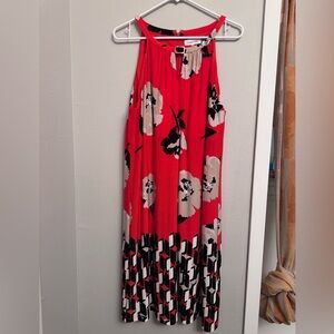 NWOT Calvin Klein Floral Red Dress (XL)